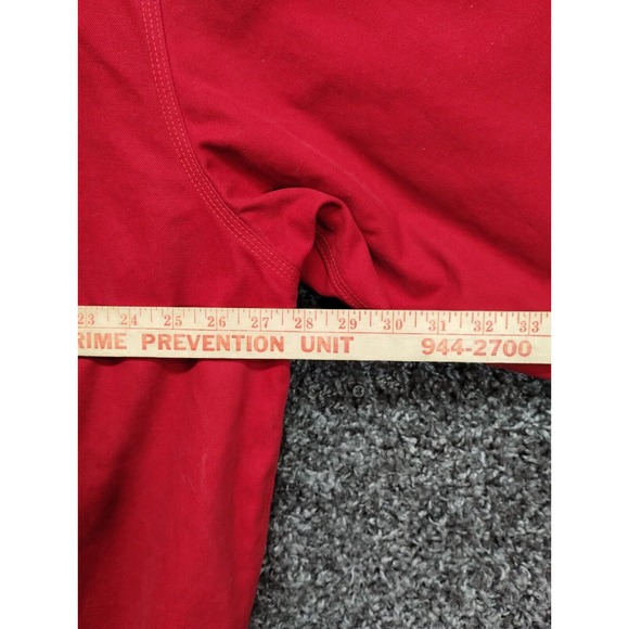 Dunbrooke Duck Canvas Crimson Jacket Men XLT XL Tall Red Quilt Lined Streetwear - Picture 9 of 11